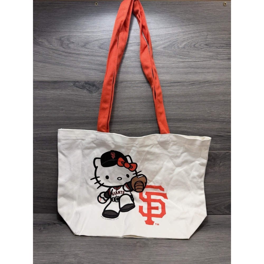 San Francisco Giants Hello Kitty canvas tote bag Limited Edition SGA Travel